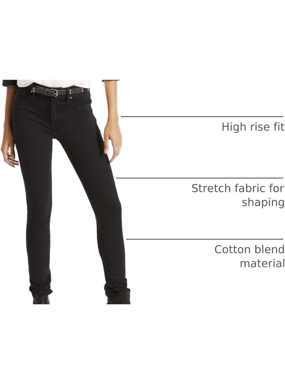 Levi’s 721 High Rise Skinny Jean - Picture 3 of 5